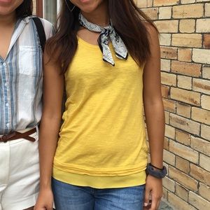 Banana republic yellow tank